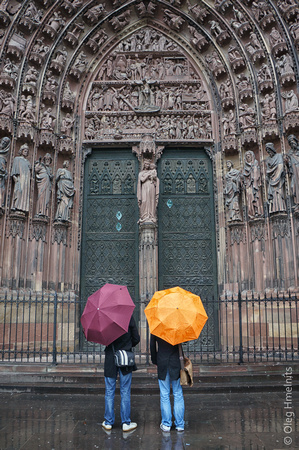 Rainy day at Strasbourg